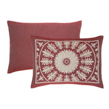 Kymbal Cotton Blend Woven Medallion Jacquard Bedspread Set