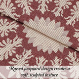 Kymbal Cotton Blend Woven Medallion Jacquard Bedspread Set