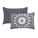 Kymbal Cotton Blend Woven Medallion Jacquard Bedspread Set