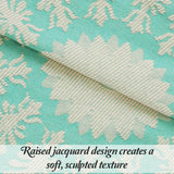 Kymbal Cotton Blend Woven Medallion Jacquard Bedspread Set