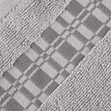 Larissa Cotton Geometric Border Bath Towel Set of 4