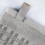 Larissa Cotton Geometric Border 6 Piece Assorted Towel Set