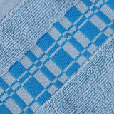 Larissa Cotton Geometric Border Bath Towel Set of 4