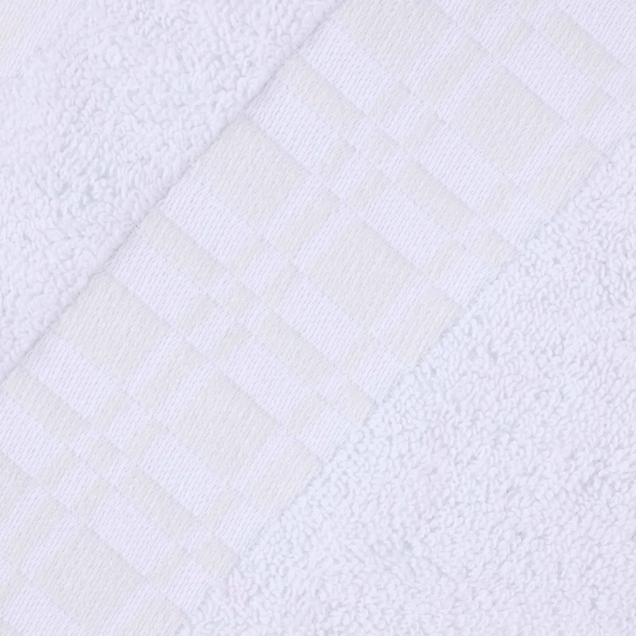 Larissa Cotton Geometric Border 6 Piece Assorted Towel Set