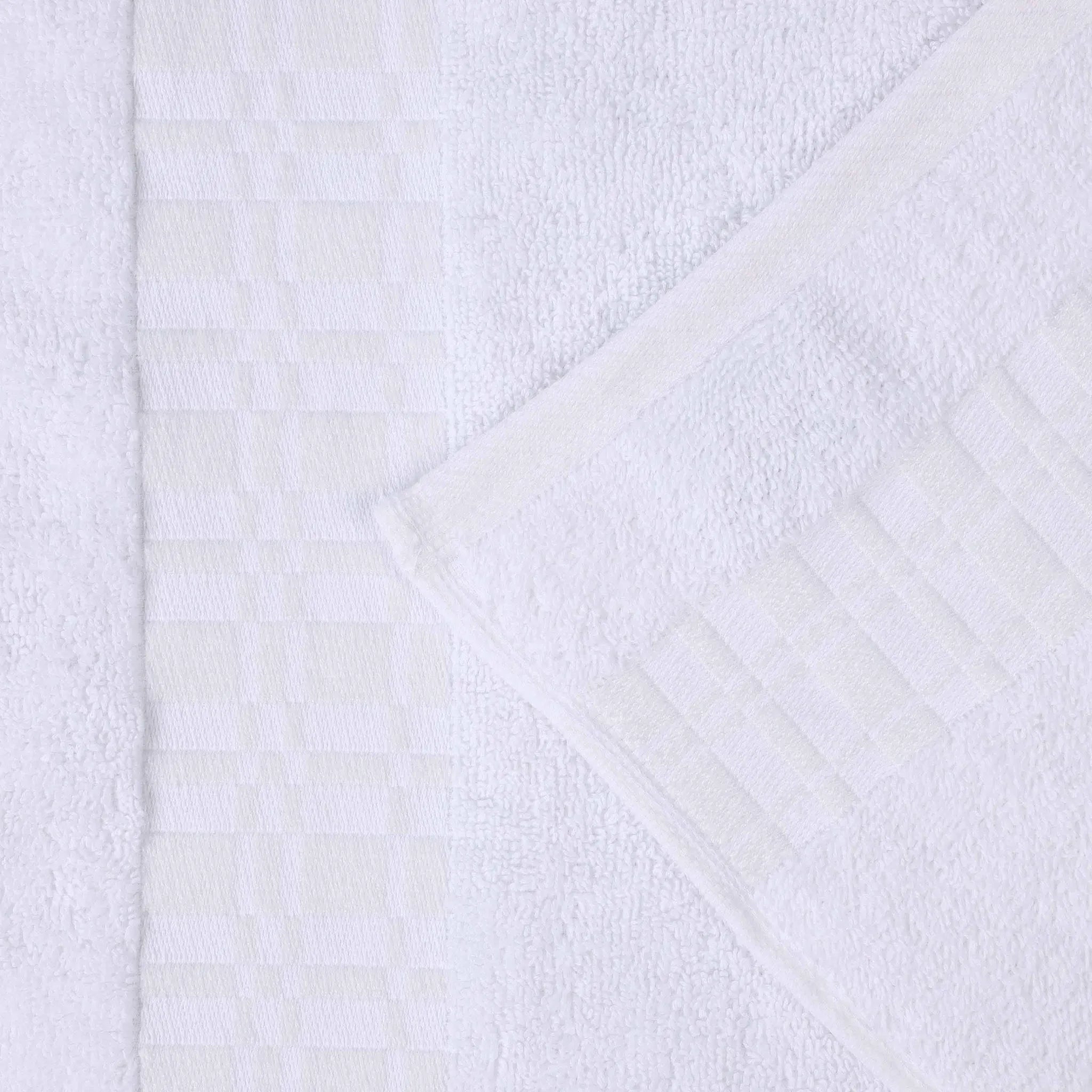 Larissa Cotton Geometric Border 6 Piece Assorted Towel Set
