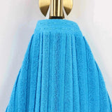 Ribbed Cotton Absorbent Bath Towel Set of 4