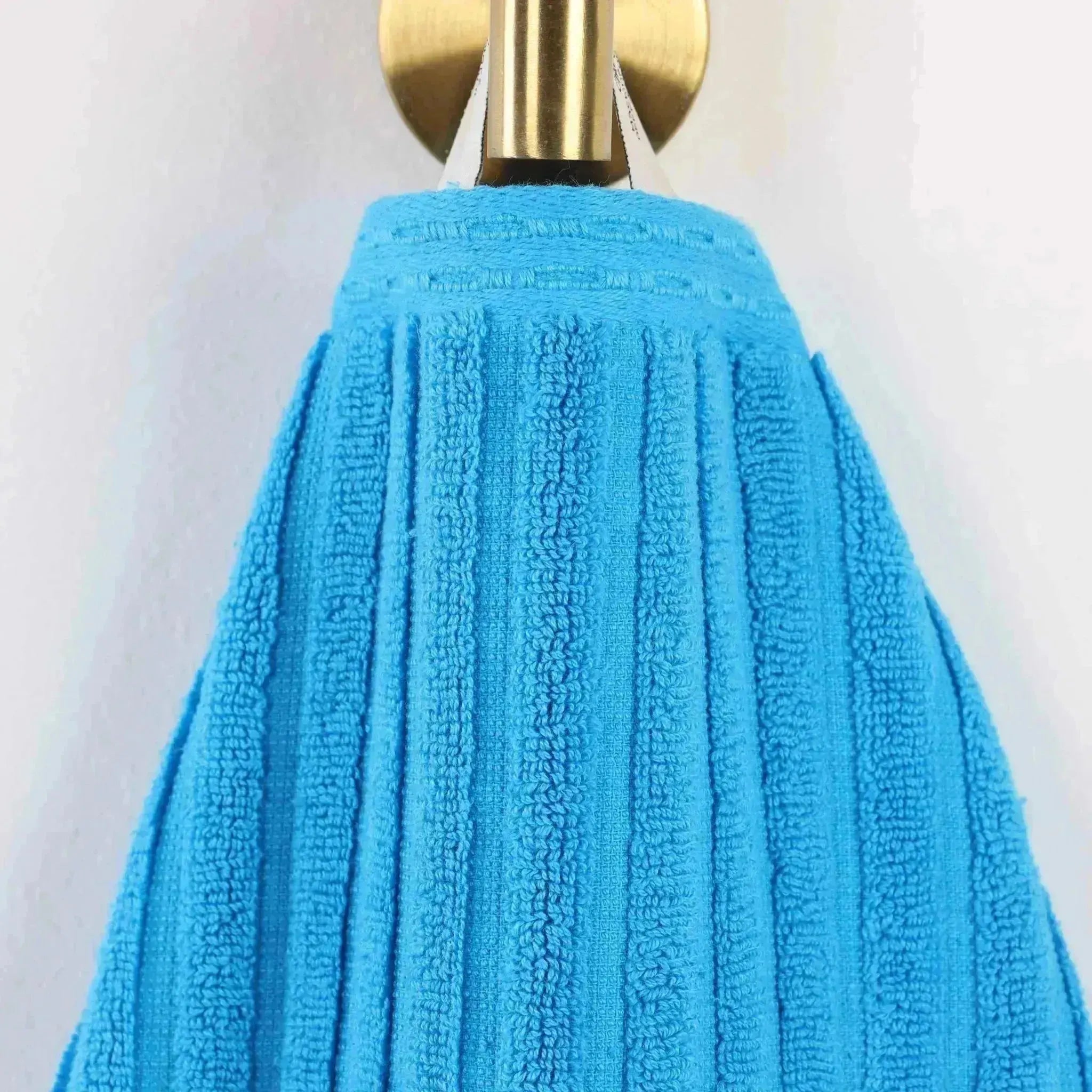 Cotton Rib Textured Ultra-Absorbent Bath Towel Set of 2