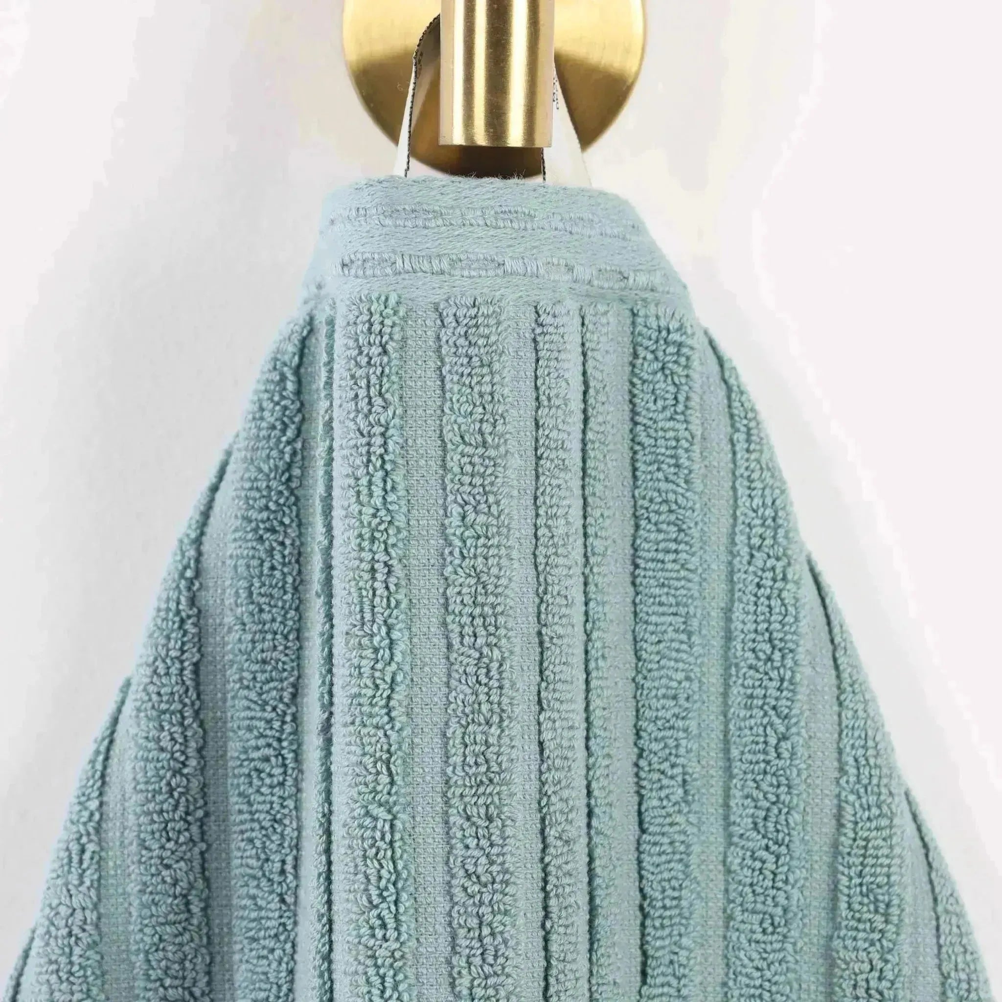 Cotton Rib Textured Ultra-Absorbent Bath Towel Set of 2