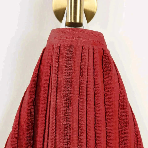 Soho Ribbed Cotton Absorbent 3 Piece Assorted Towel Set