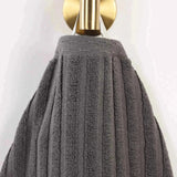 Cotton Rib Textured Ultra-Absorbent Bath Towel Set of 2