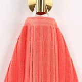 Cotton Rib Textured Ultra-Absorbent Bath Towel Set of 2
