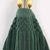 Soho Ribbed Cotton Absorbent Face Towel/Washcloth Set of 12