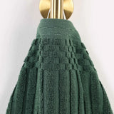 Ribbed Cotton Absorbent Bath Towel Set of 4