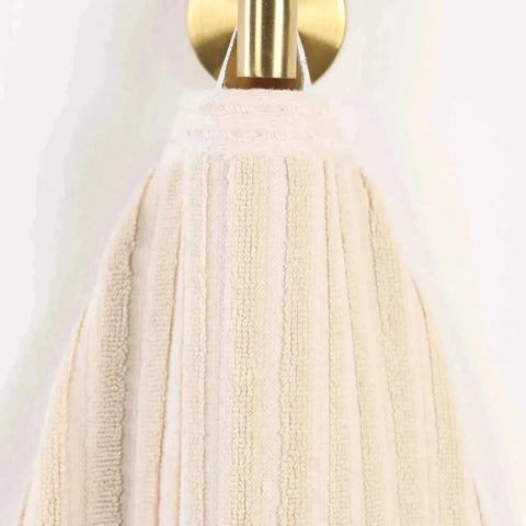 Ribbed Cotton Absorbent Bath Towel Set of 4