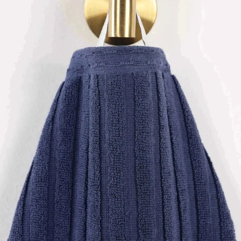 Soho Ribbed Cotton Absorbent 3 Piece Assorted Towel Set