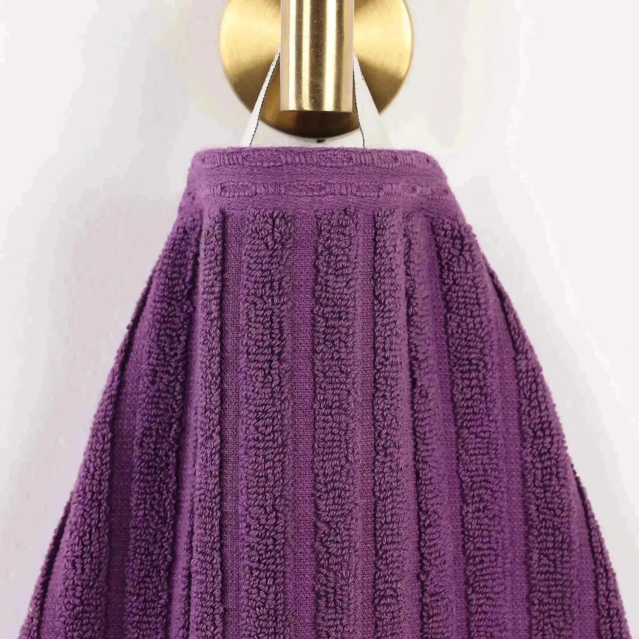 Soho Ribbed Cotton Super Absorbent 4 Piece Hand Towel Set