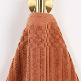 Soho Ribbed Cotton Hand Towel Set, 4-Piece Super Absorbent