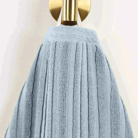 Soho Ribbed Cotton Absorbent 3 Piece Assorted Towel Set