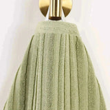 Cotton Rib Textured Ultra-Absorbent Bath Towel Set of 2