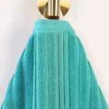 Soho Ribbed Cotton Absorbent 2 Piece Bath Sheet Towel Set