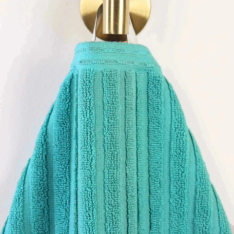 Soho Ribbed Cotton Absorbent 2 Piece Bath Sheet Towel Set