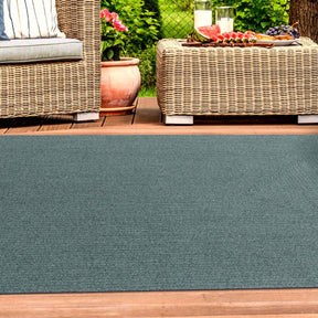Bohemian Indoor Outdoor Rugs Solid Rectangle Braided Area Rug