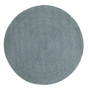 Bohemian Braided Indoor Outdoor Rugs Solid Round Area Rug