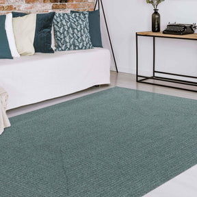Bohemian Indoor Outdoor Rugs Solid Rectangle Braided Area Rug