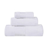 Larissa Cotton Geometric Border 3 Piece Assorted Towel Set
