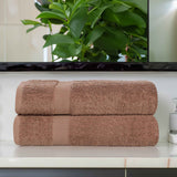 Cotton Eco-Friendly Bathroom Essentials 2 Piece Bath Sheet Set