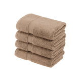 Egyptian Cotton Hand Towels 4-Piece Plush Set by Madison