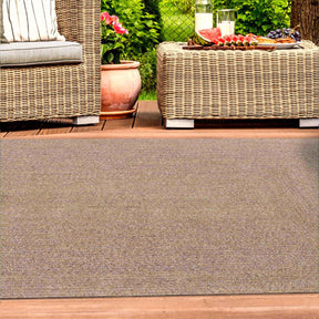 Bohemian Indoor Outdoor Rugs Solid Rectangle Braided Area Rug