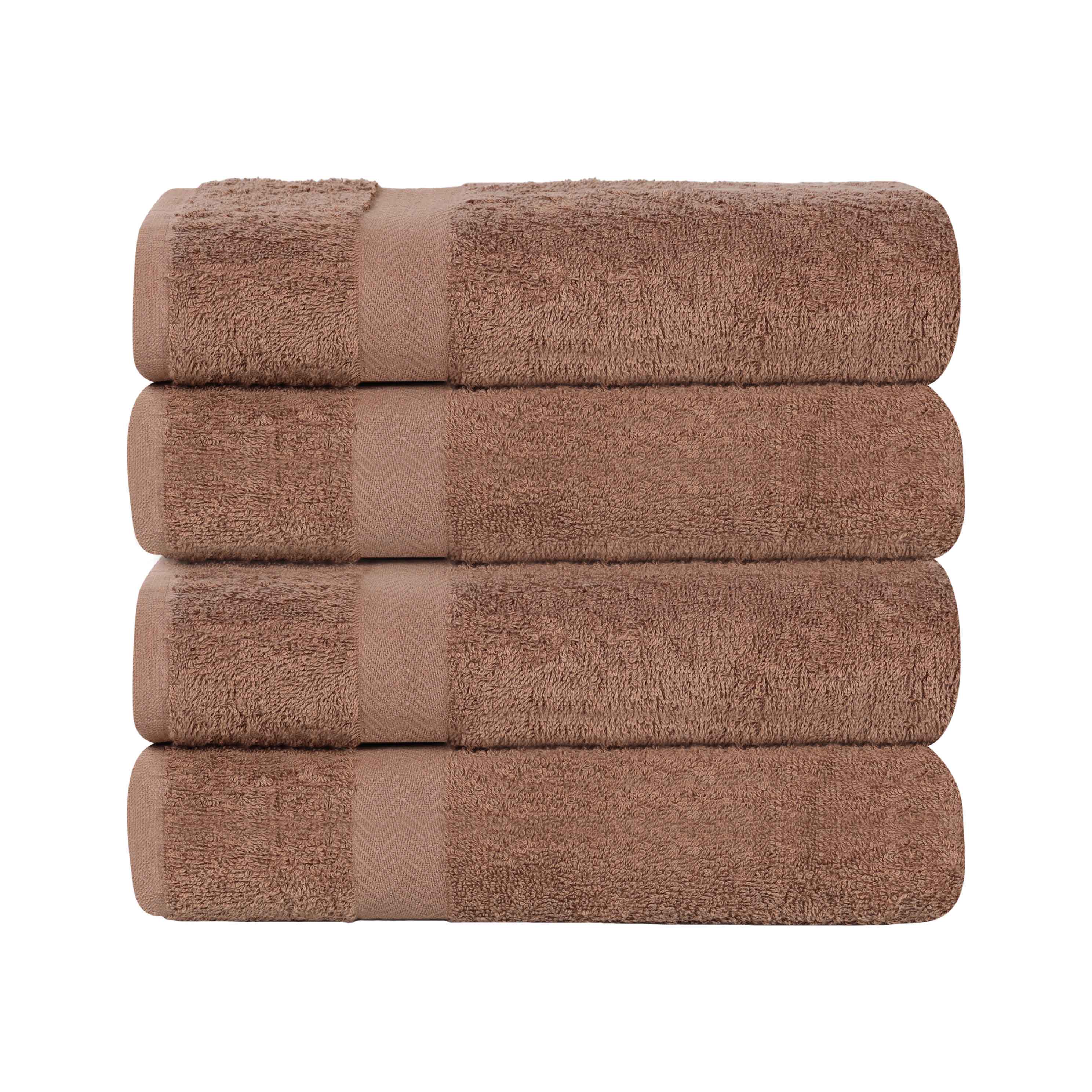 Cotton Highly Absorbent Eco-Friendly Quick Dry Bath Towel Set of 4