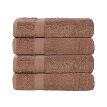 Cotton Highly Absorbent Eco-Friendly Quick Dry 4 Piece Bath Towel Set