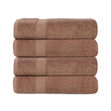 Cotton Highly Absorbent Eco-Friendly Quick Dry Bath Towel Set of 4
