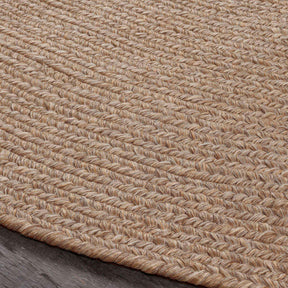 Bohemian Braided Indoor Outdoor Rugs Solid Round Area Rug