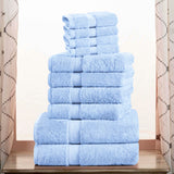 Madison Egyptian Cotton Pile Plush Heavyweight 10 Piece Towel Set