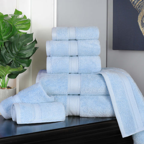 Egyptian Cotton 8-piece towel set – Plush & Heavyweight