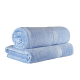 Egyptian Cotton Bath Towels - Plush Bath Sheet Set of 2