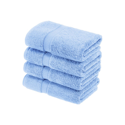 Egyptian Cotton Hand Towels 4-Piece Plush Set by Madison