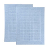 Nora Cotton Thick Solid Checkered Washable Bath Mat Set of 2