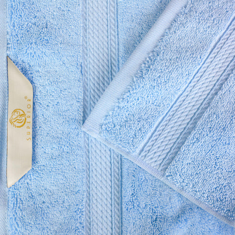 Egyptian Cotton Hand Towels 4-Piece Plush Set by Madison