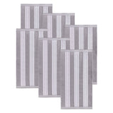 Striped Oversized Cotton Beach Towel Set of 2, 4, or 6 Piece