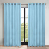 Classic Modern Solid Room Darkening Blackout Curtain Panels, Set of 2