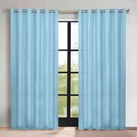 Blackout Window Curtains Classic Modern Room Darkening Set of 2