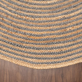 Braided Jute Reversible Round Indoor Outdoor Area Rug