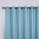Classic Modern Solid Room Darkening Blackout Curtain Panels, Set of 2