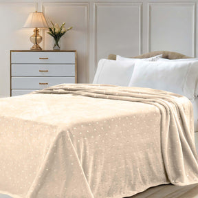 Fleece Plush Medium Weight Fluffy Soft Decorative Blanket Or Throw
