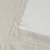 Linen Washable Room Darkening Blackout Curtains, Set of 2