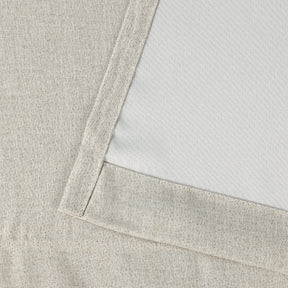 Linen Washable Room Darkening Blackout Curtains, Set of 2